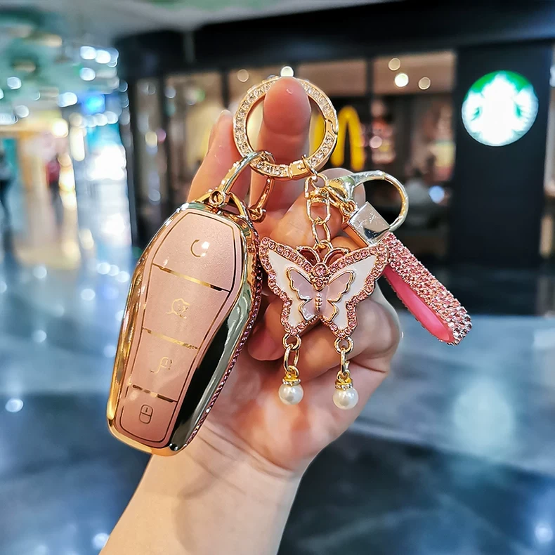比亚迪钥匙套海鸥汉宋plus海豚秦l唐dmi元pro海豹06驱逐舰05车扣