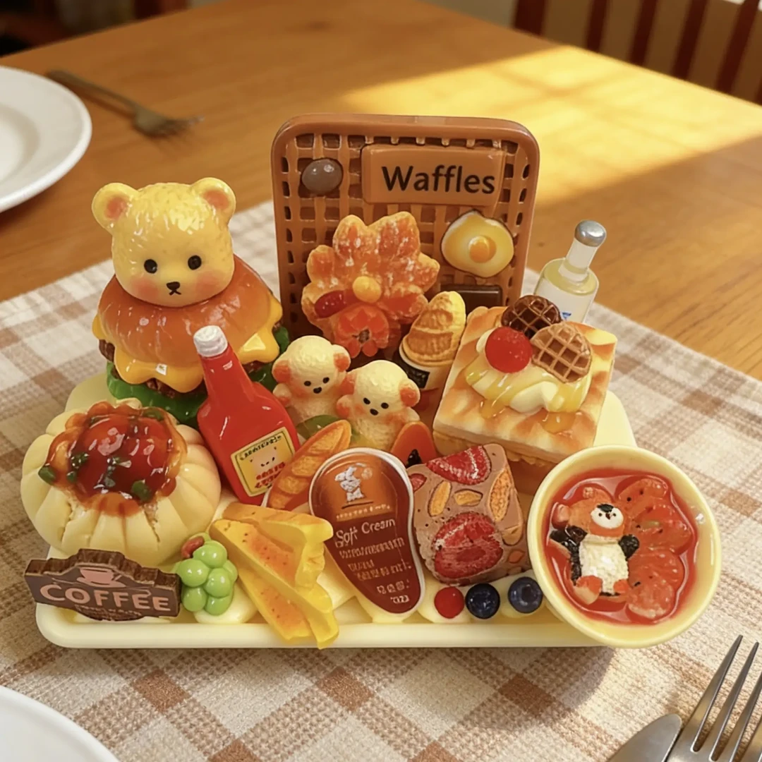 【直播间选款扣号】奶油胶摆台diy