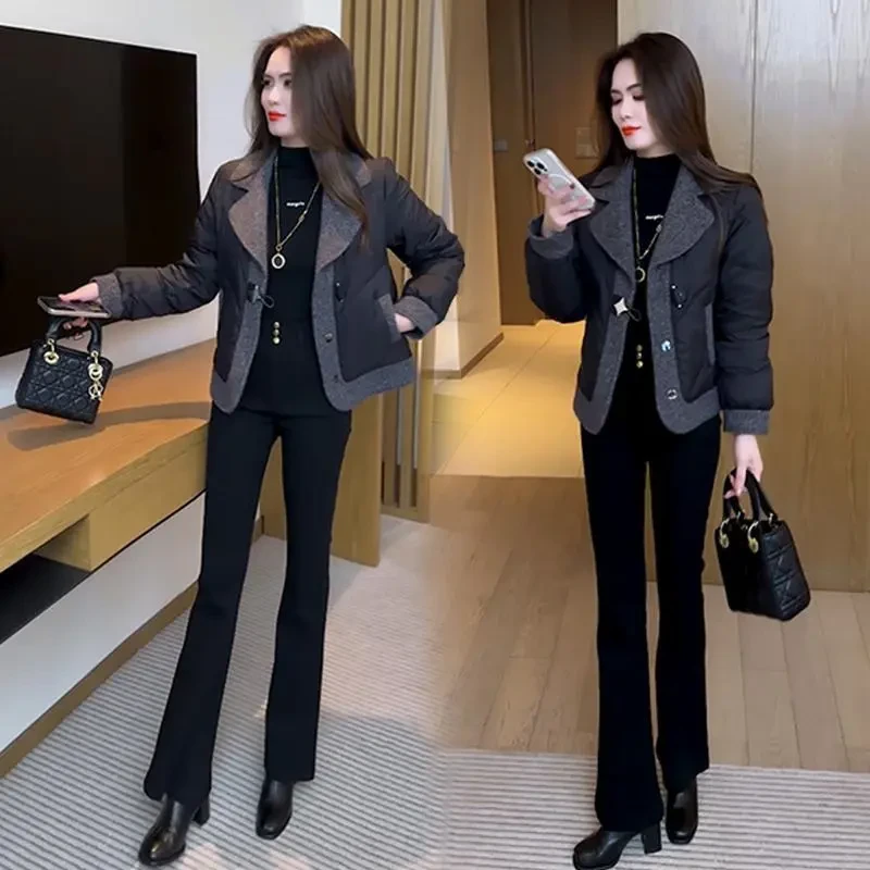 时尚棉服女冬季新款洋气宽松显瘦加厚百搭保暖棉衣棉袄短外套