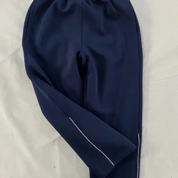 桓台小学初中同款藏蓝银条双层加绒裤面料不含复合胶水