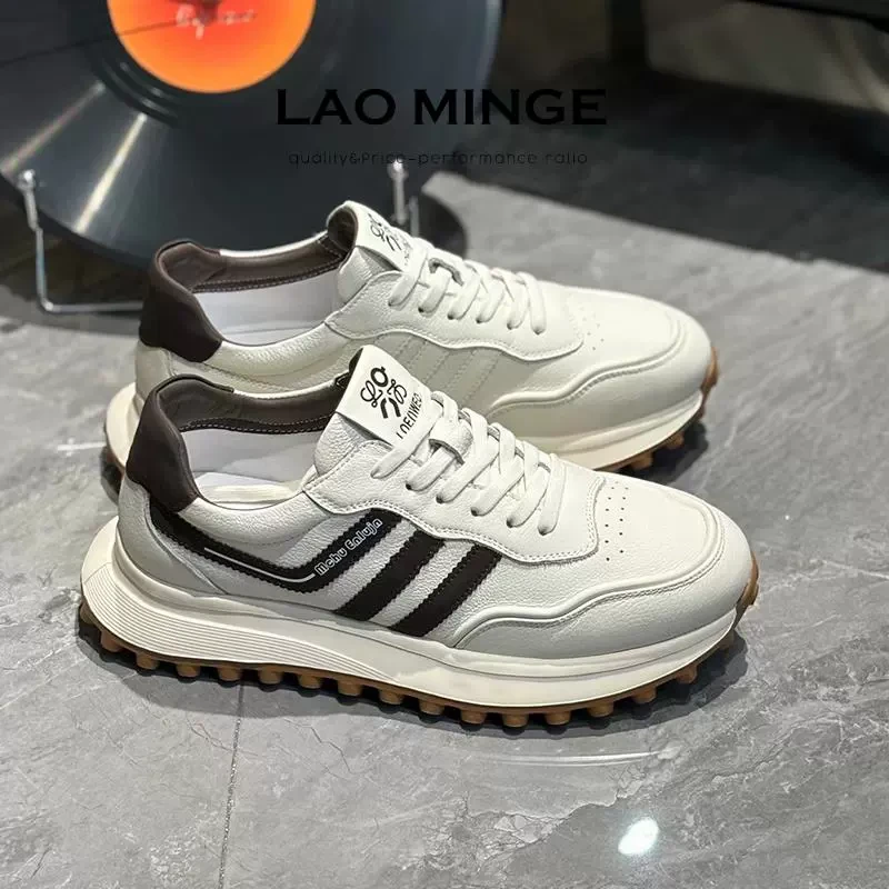 老敏哥甄选 新款拼色系带运动休闲鞋时尚百搭男鞋 W9315