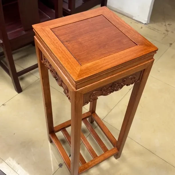 菠萝格实木花架32*32*80