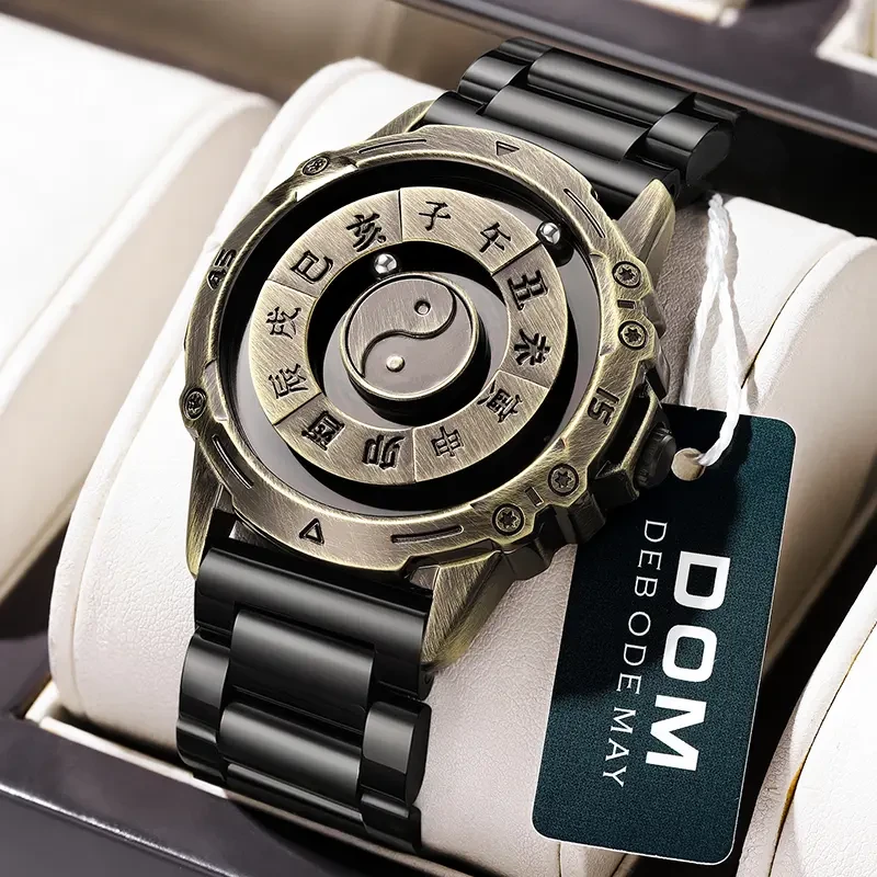 神秘磁场｜磁悬浮十二时辰创意手表 国风太极八卦防水潮流男士女