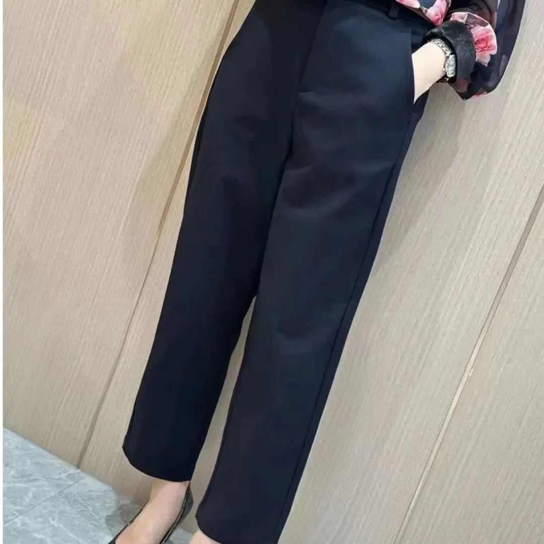 【燕子严选】时尚气质百搭宽松休闲西裤2629