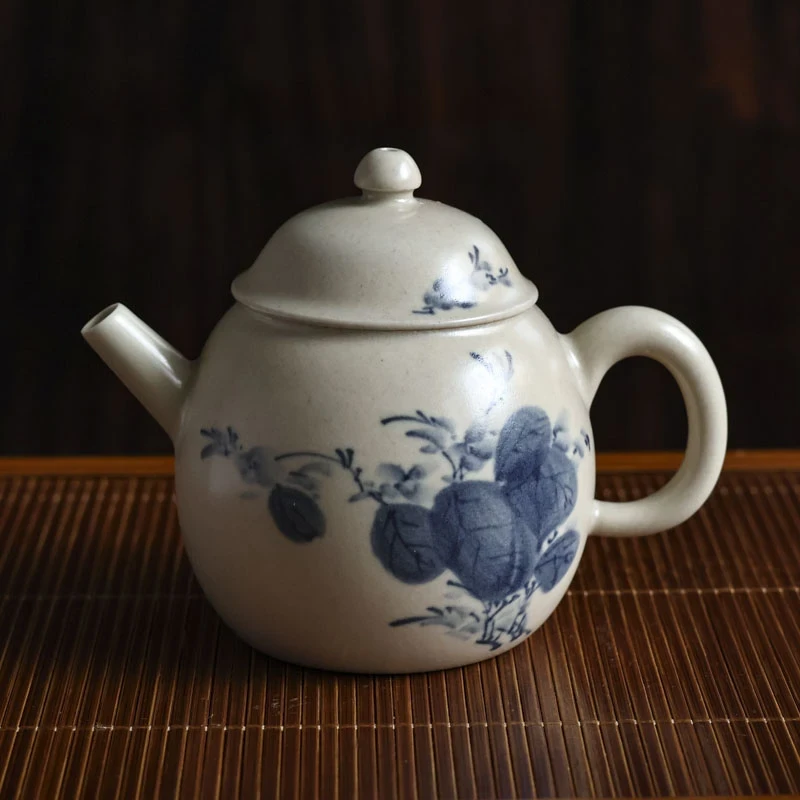 【静姐小院】青花海棠壶（135ml）（ZX-0009）