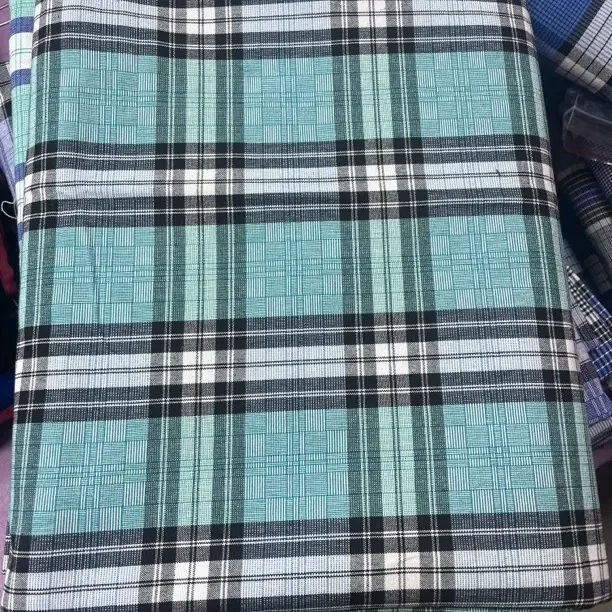 贵州少数民族斜纹格子老粗布四季通用床单