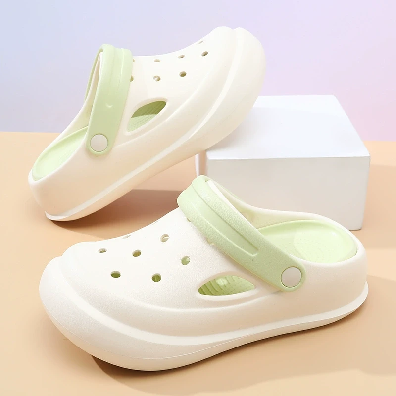 洞洞鞋女款夏季外穿网红超火凉拖鞋防滑软底可爱包头拖户外沙滩鞋