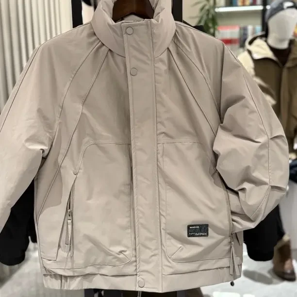 男士立领加厚棉衣外套#5531