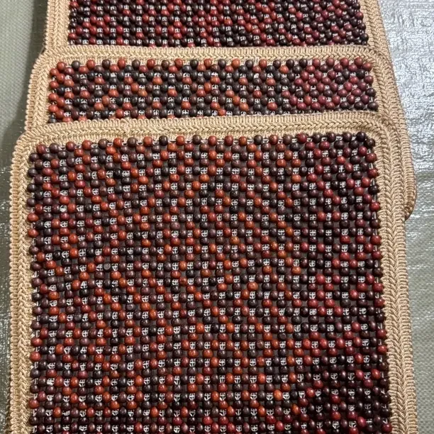 汽车夏季木珠凉垫通风透气耐磨按摩适用于汽车座椅及办公椅