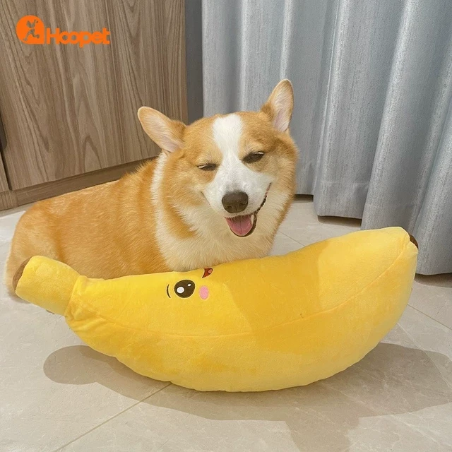 宠物发声香蕉雪纳瑞萨摩犬解闷自嗨玩具狗狗耐咬互动陪睡娃娃用品