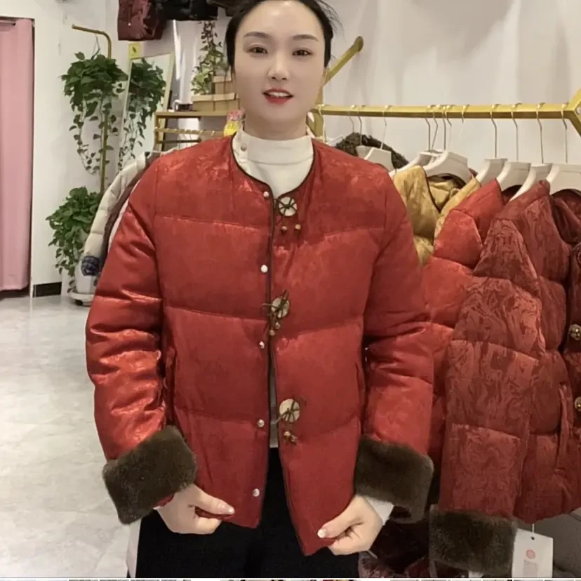 优等品常规款插肩袖中国风时尚秋冬唐装女装