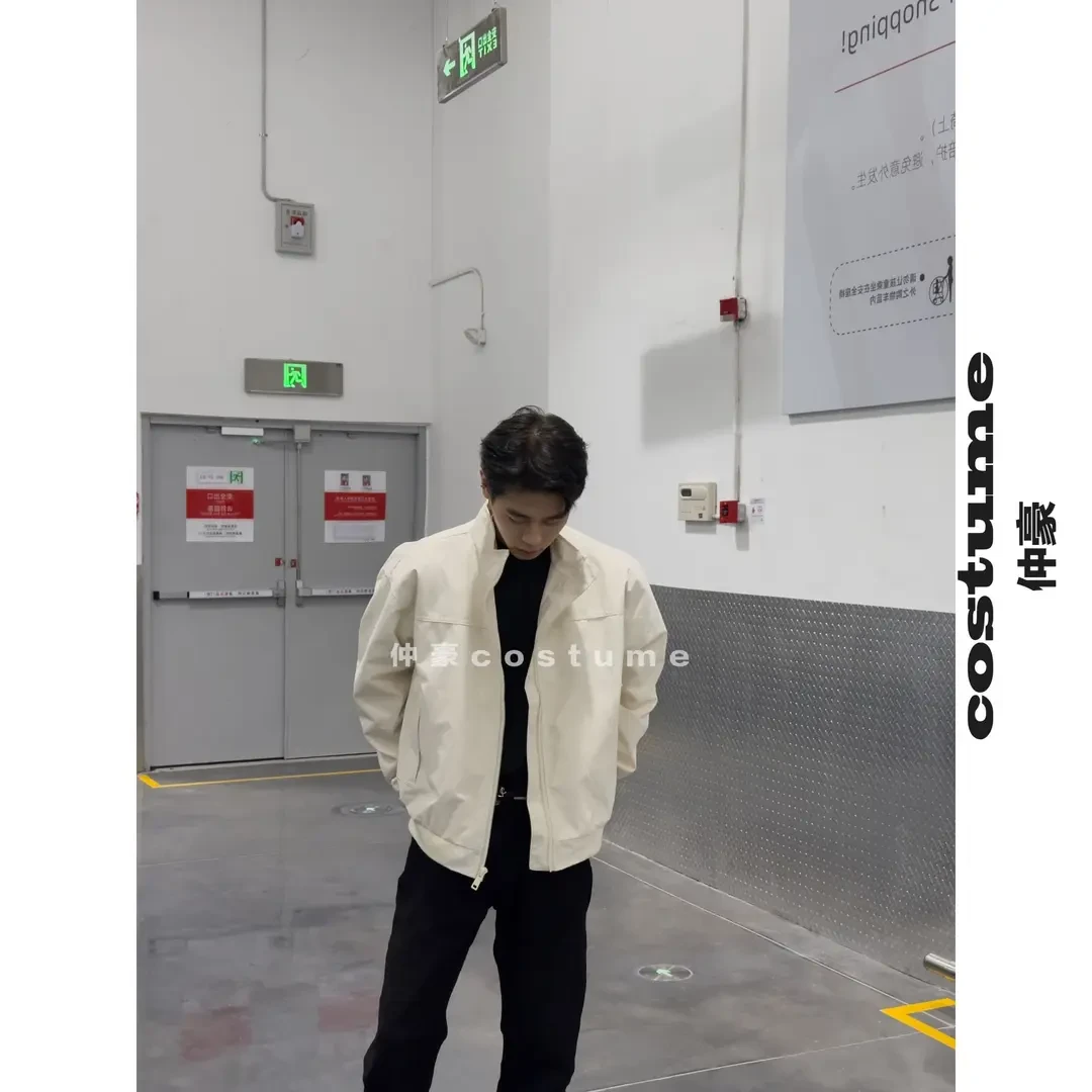 「仲豪costume」美式三防廓形夹克春秋立领工装休闲夹克