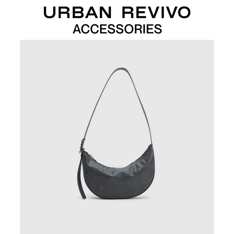【都市假日】URBAN REVIVO2025春季新款女士五金单肩包UAWB50023