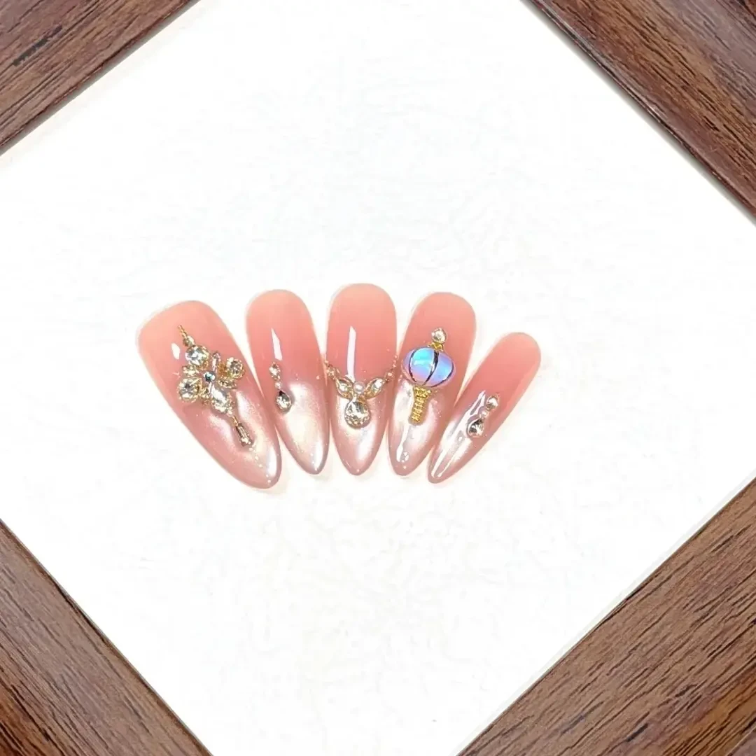 〖定制〗灯笼美甲』全5A锆石立体灯笼张灯结彩设计款