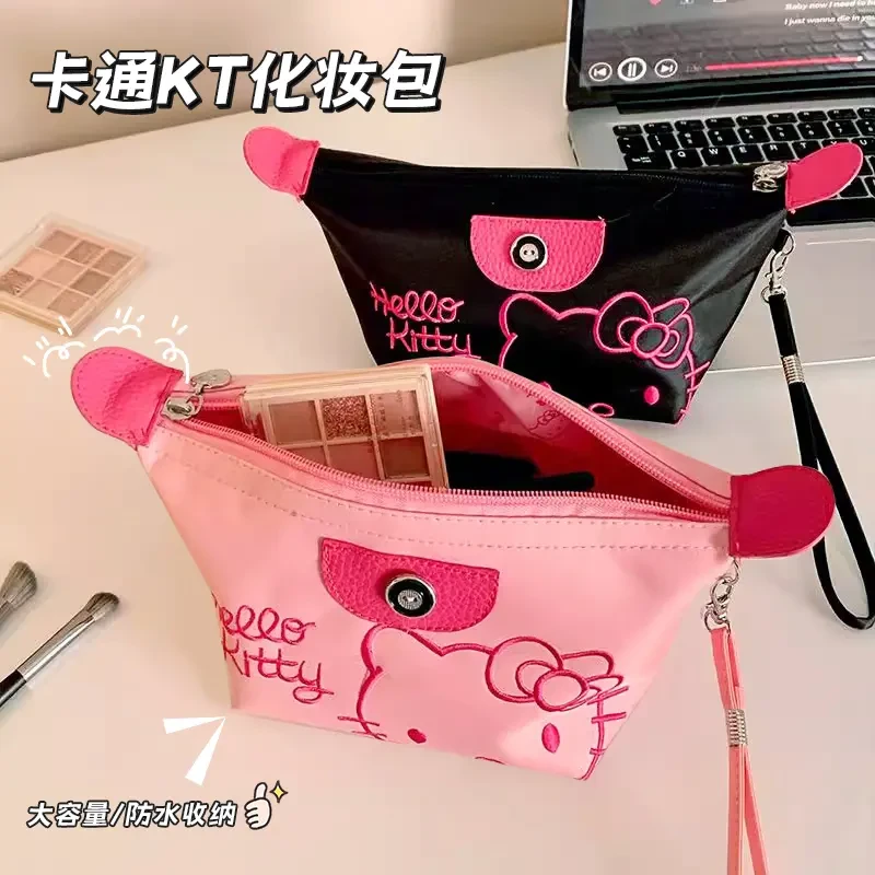 卡通kt化妆包旅行便携防水收纳包大容量洗簌化妆品收纳袋元宝包