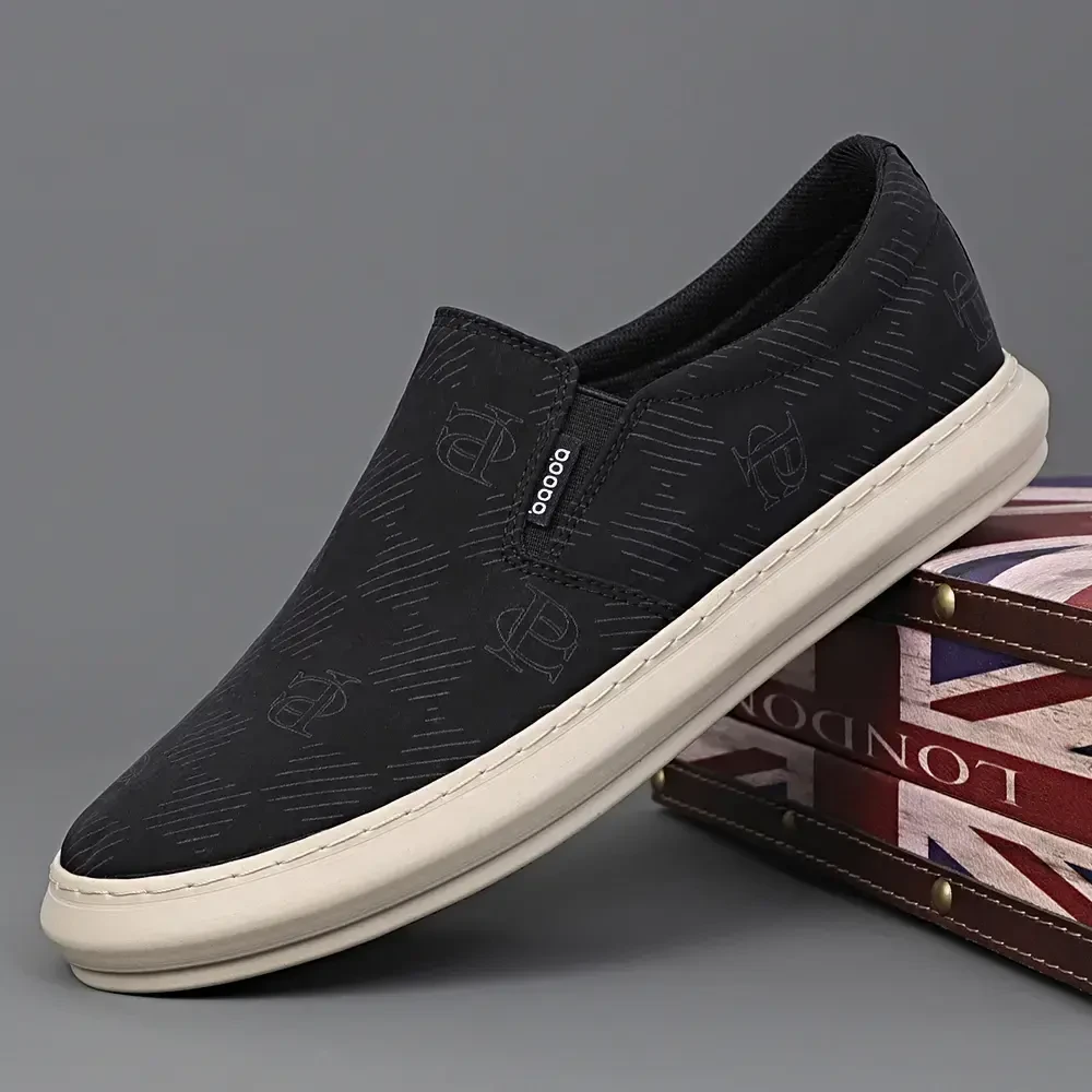 低帮百搭透气男鞋时尚薄款舒适印花夏季男士布鞋春季软底休闲低帮