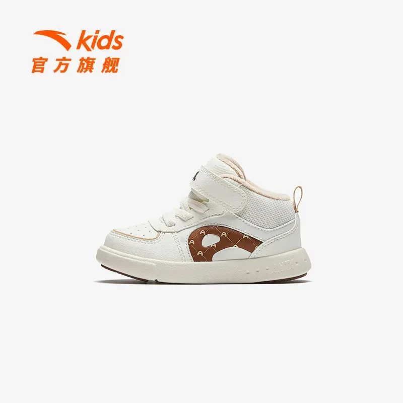 安踏儿童男婴童棉鞋2025冬新款保暖防滑加绒休闲学步鞋312440071