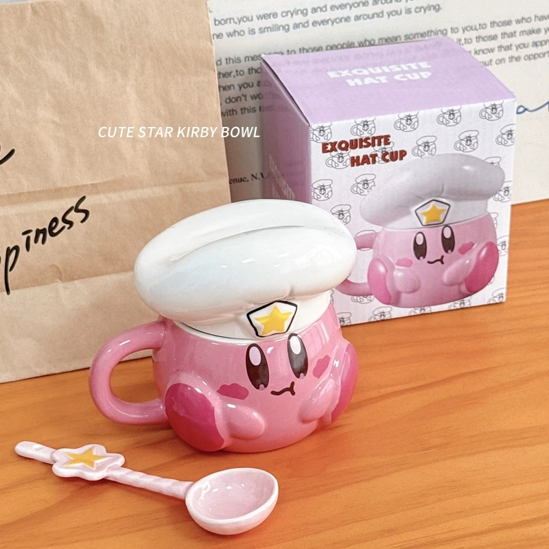 杯子马克杯陶瓷杯带盖家用喝水早餐杯办公室生日礼物女实用伴手礼