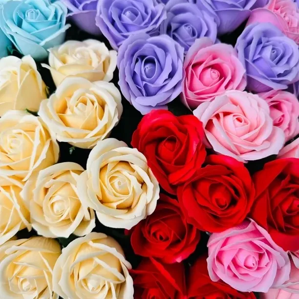 99朵香皂花曼塔玫瑰手工DIY材料包适合节日礼品