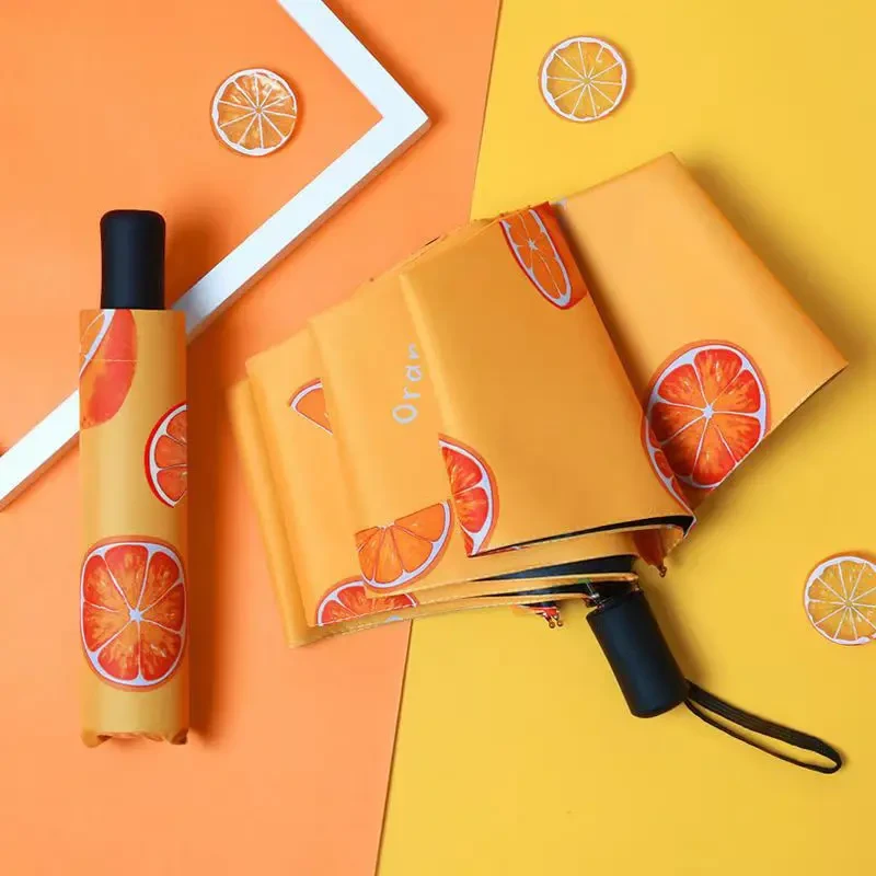 芍黛折叠手动水果款遮阳防晒伞晴雨两用雨伞防紫外线遮阳伞