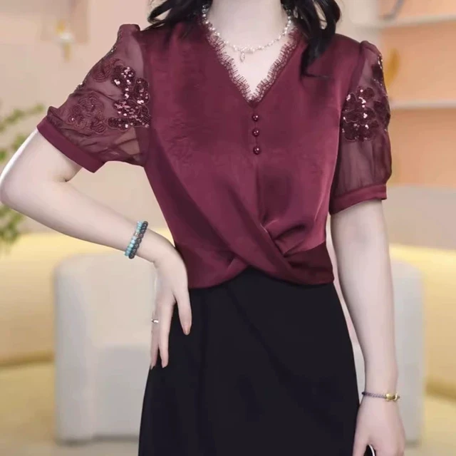 高级冰丝缎气质阔太太优雅礼服裙2025夏新款喜婆婆时尚减龄连衣裙