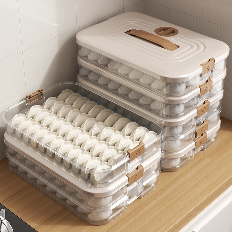 饺子盒专用冻饺子盒冰箱收纳盒家用水饺托盘速冻混沌保鲜冷冻盒子