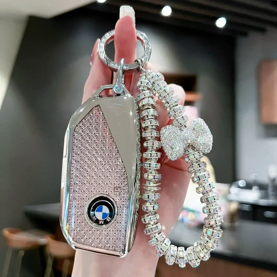 适用宝马24款5系530li钥匙套24新款X5X7壳i5扣7系740li/i7/iX包女