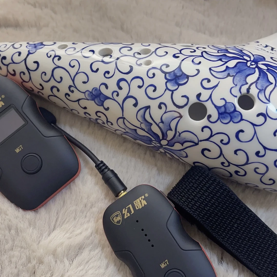 青花瓷十二孔陶笛中音C调初学入门专业演奏考级学生便携