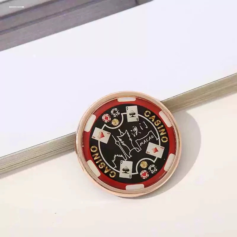 金属澳门大三巴骰子筹码威尼斯特色地标文创旅游纪念品城市冰箱贴