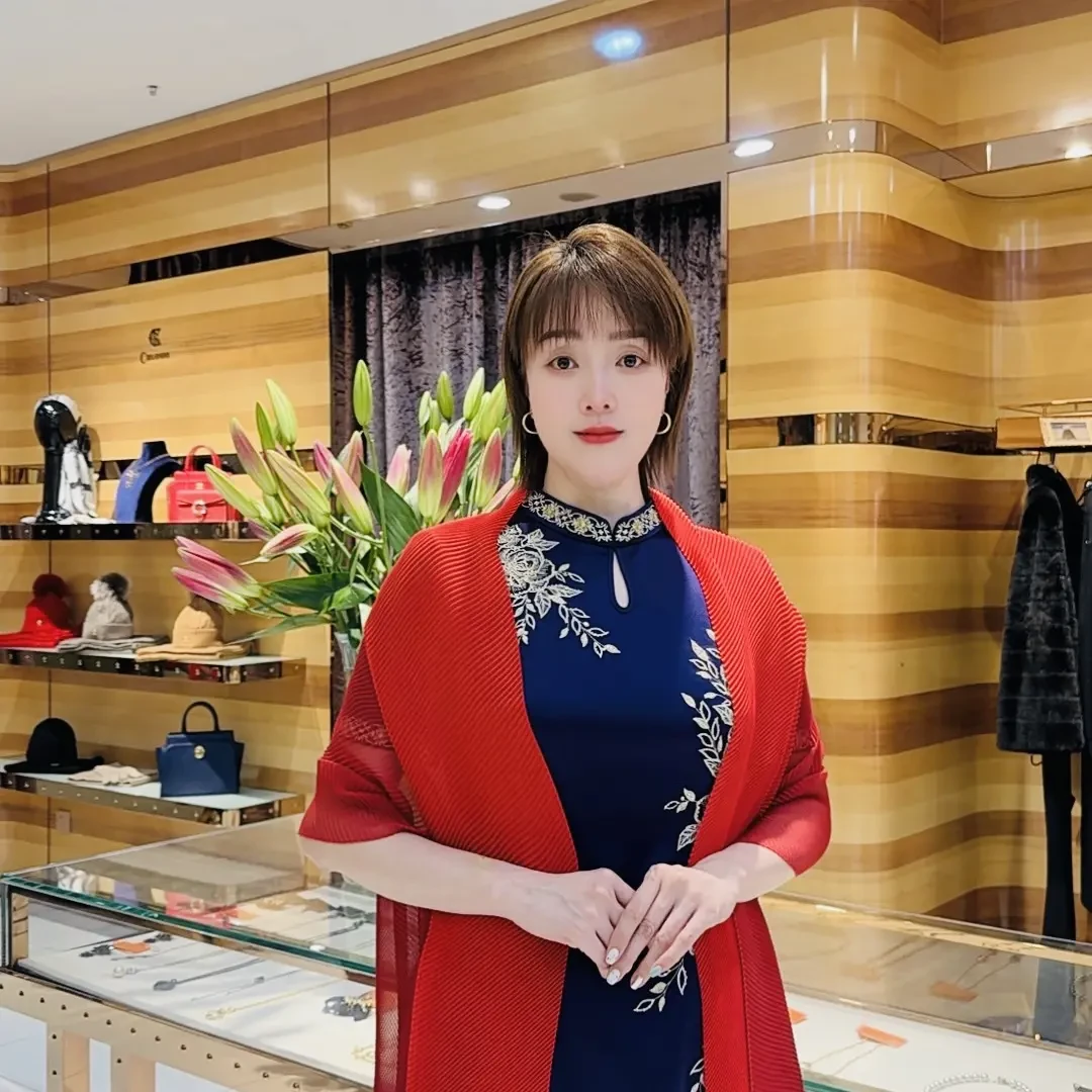 KLX新款中夏季中长款红色渐变色网纱披肩防晒婚庆百搭