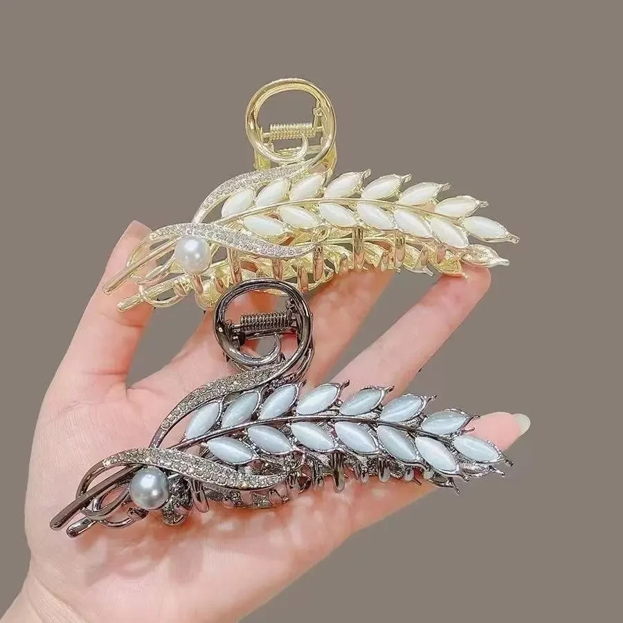 【麦穗发夹】金色麦子抓夹金属发夹中国风古风鲨鱼夹礼物发圈发带