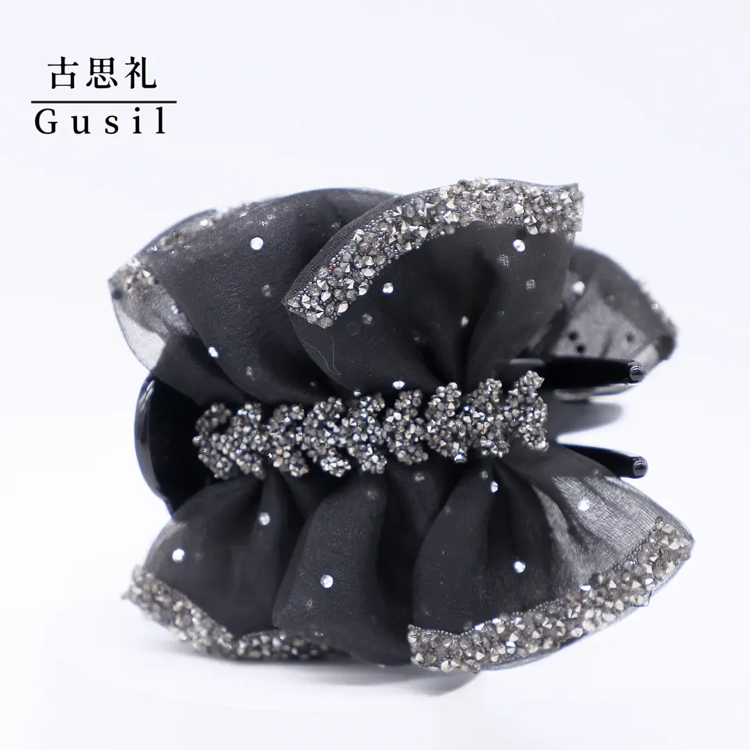 东方之珠【麦冬】古思礼百搭款显气质丸子夹GS7744-WZJ发夹发卡抓夹