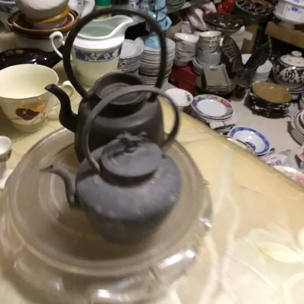 锡壶两个完好有一个把活的