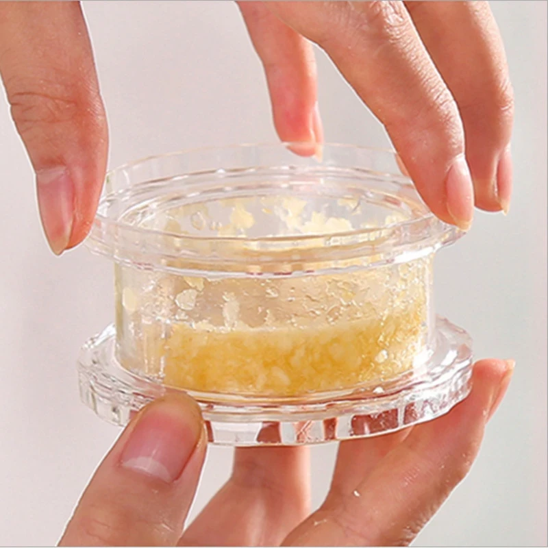 家用塑料捻蒜盒压蒜器蒜泥器蒜蓉器捻蒜盒搅蒜器厨房创意小工具