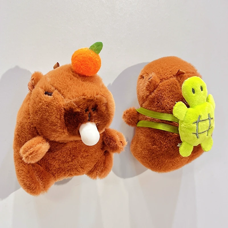 卡皮巴拉冰箱贴磁贴2025新款可爱卡通个性创意立体玩偶装饰磁力贴