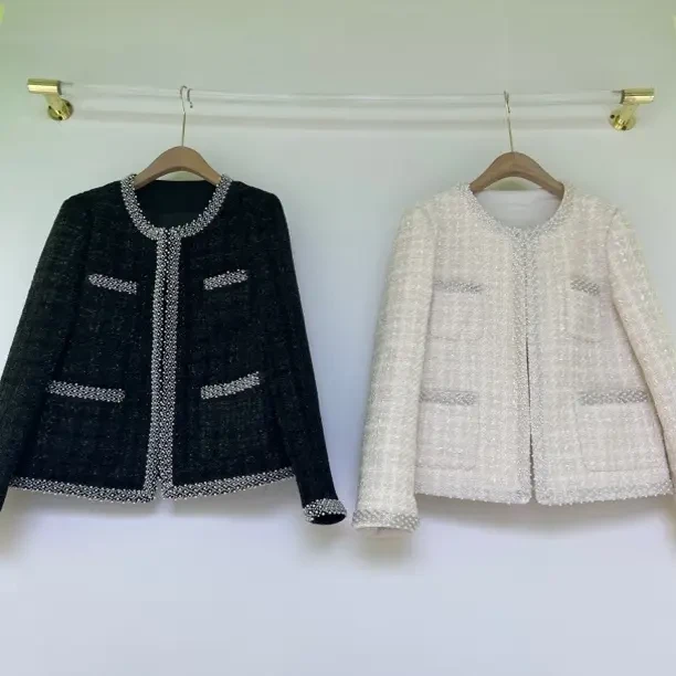 冬季短外套羊毛小香风上班族通勤风女装外套秋季短款气质秋冬