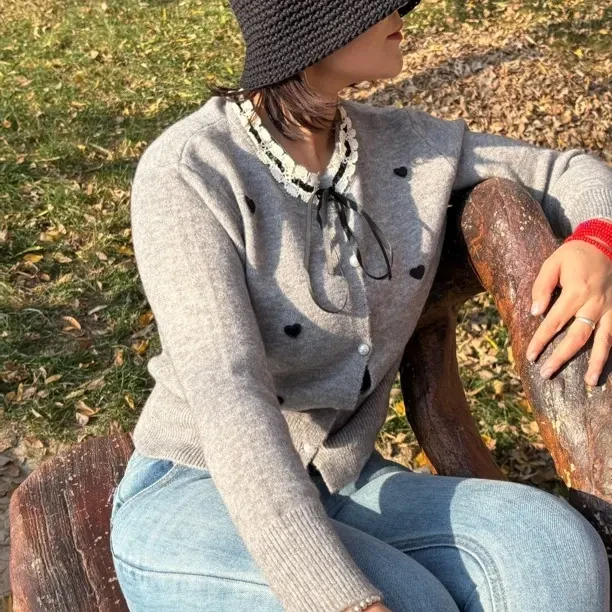 蝴蝶针织长袖保暖蝴蝶结毛针织衫百搭复古短款