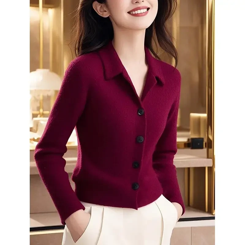 毛衣女秋冬新款针织衫女百搭精致上衣外穿打底毛衣慵懒版上衣开衫