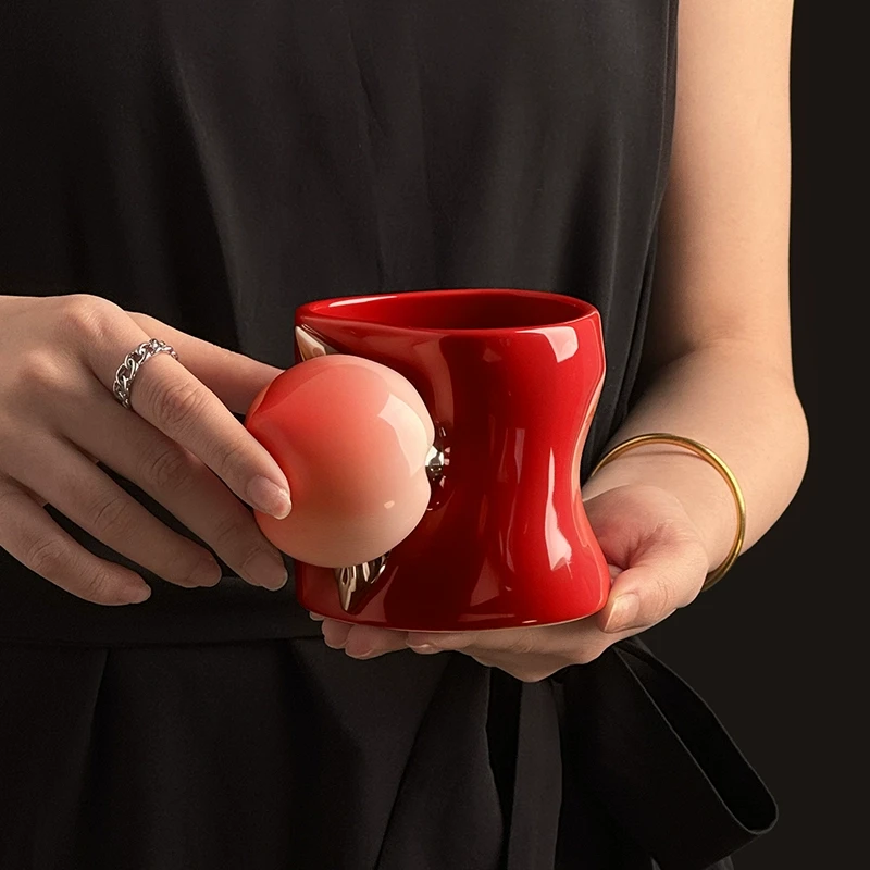 贝汉美马克杯高级感水杯女生高颜值实用伴手礼送闺蜜生日