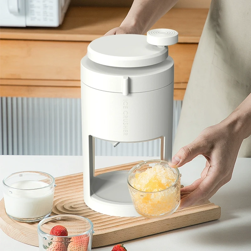 刨冰机家用小型手动雹冰机摆摊手摇破冰制冰沙机神器绵绵冰碎冰机