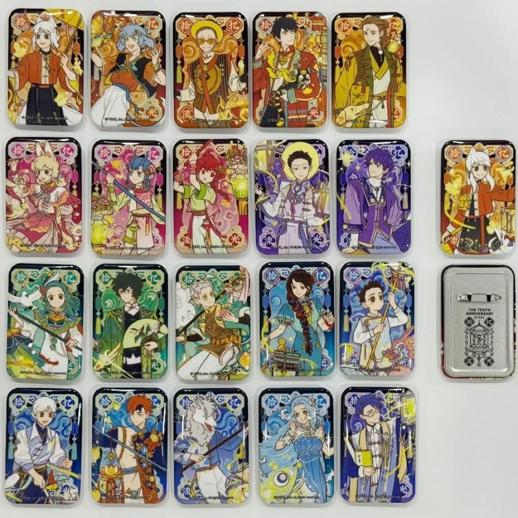 非人哉-十周年系列-马口铁徽章盲盒-方形（1/20）