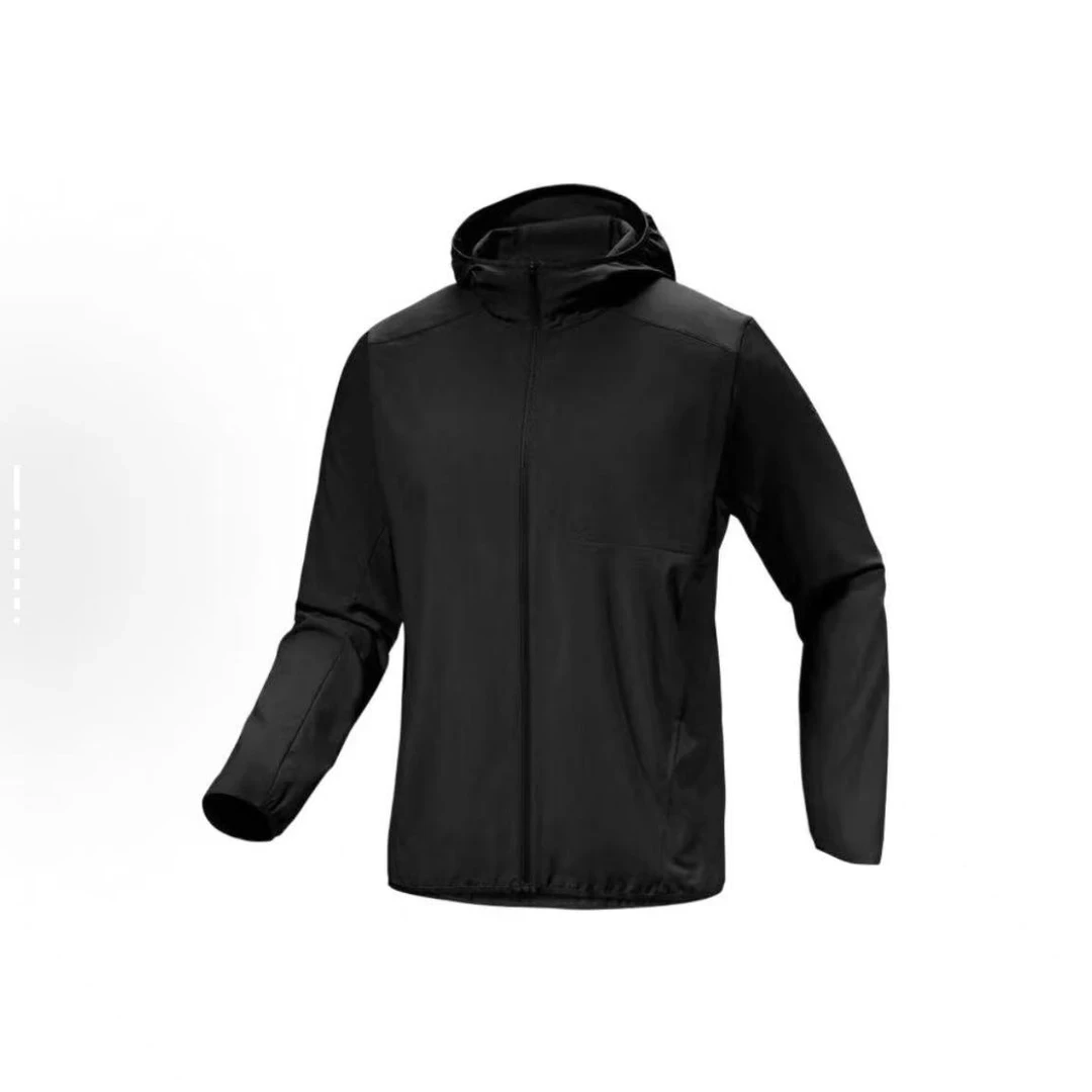 ARC'TERYX/始祖鸟Sima Hoody纯色拉链连帽UPF50+防晒服皮肤衣