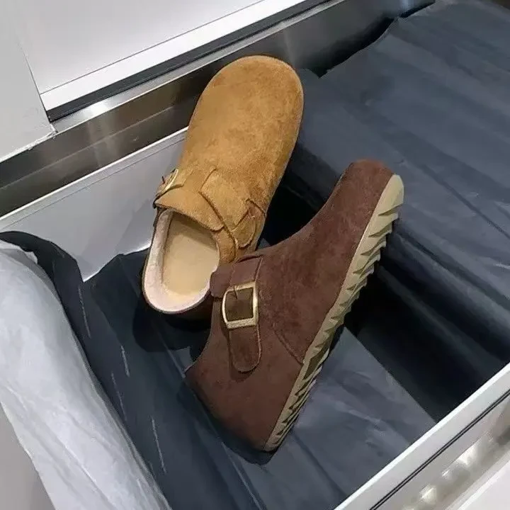 休闲风冬季棉靴/毛靴纯色棉鞋