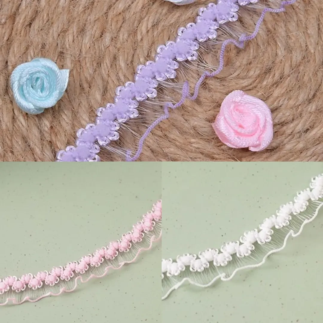 【合欢】弹力蕾丝花边DIY手工花边材料