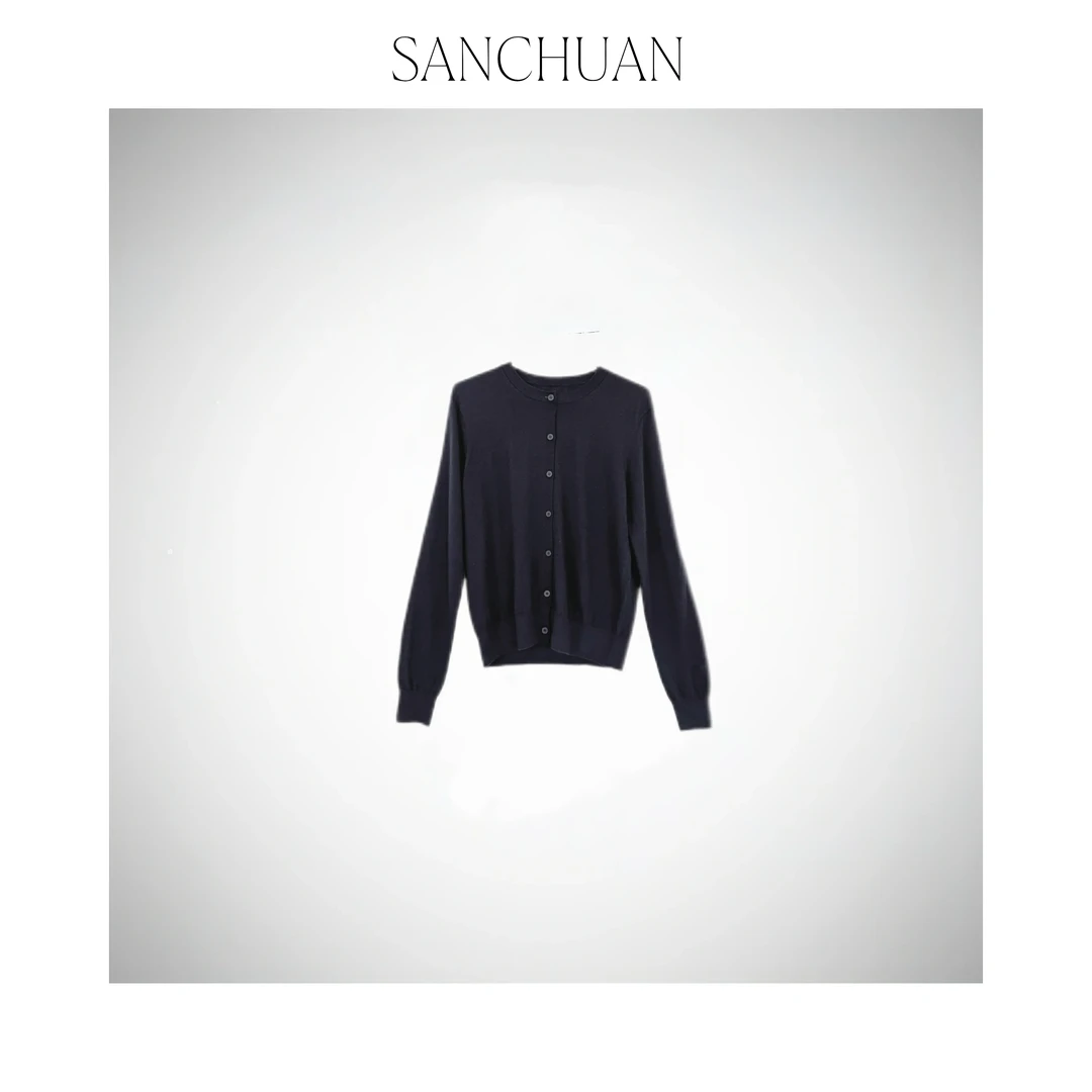 【SANCHUAN 】ROW风羊绒针织开衫