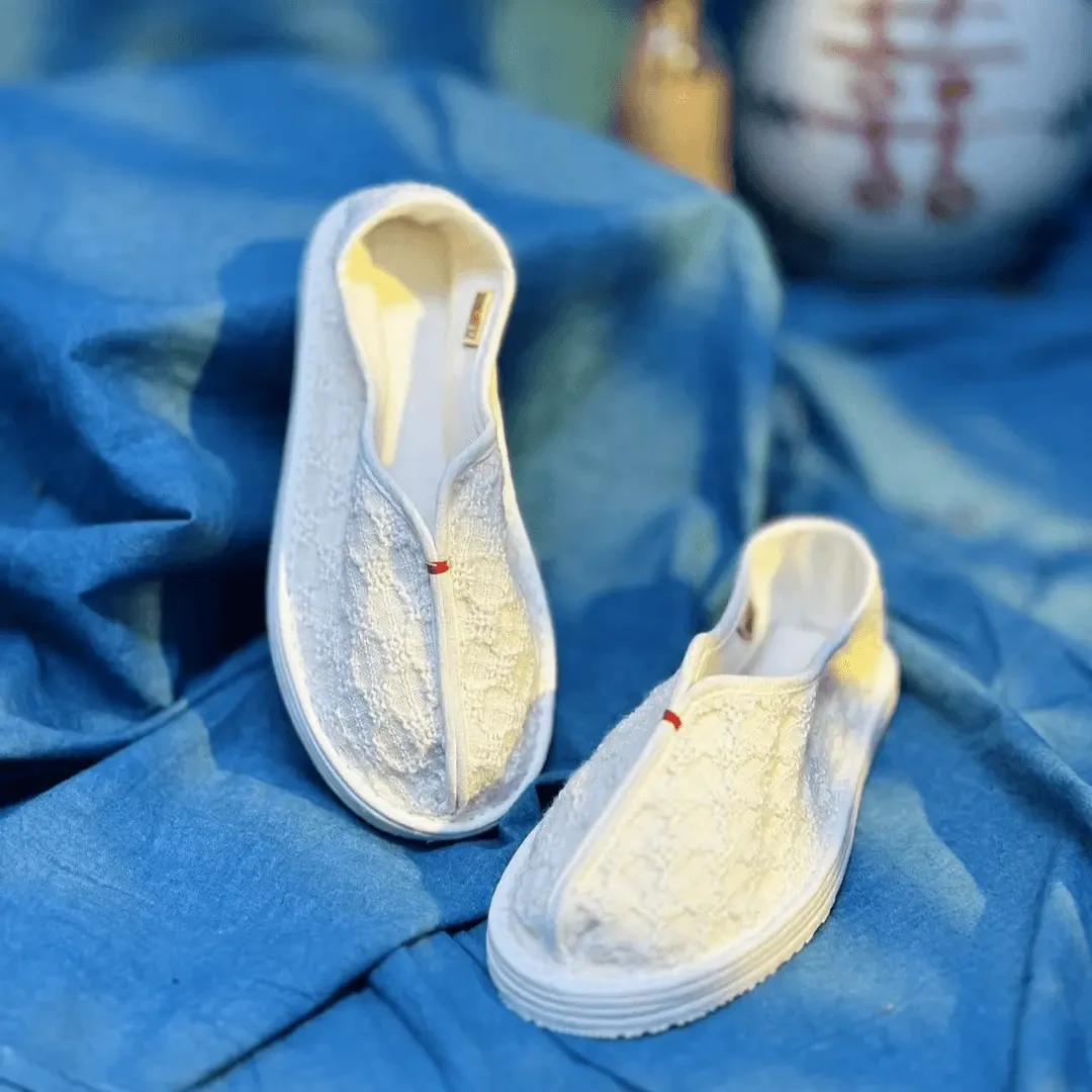 西楚【清雪】中国风透气舒适养脚纯手工千层底布鞋民族风