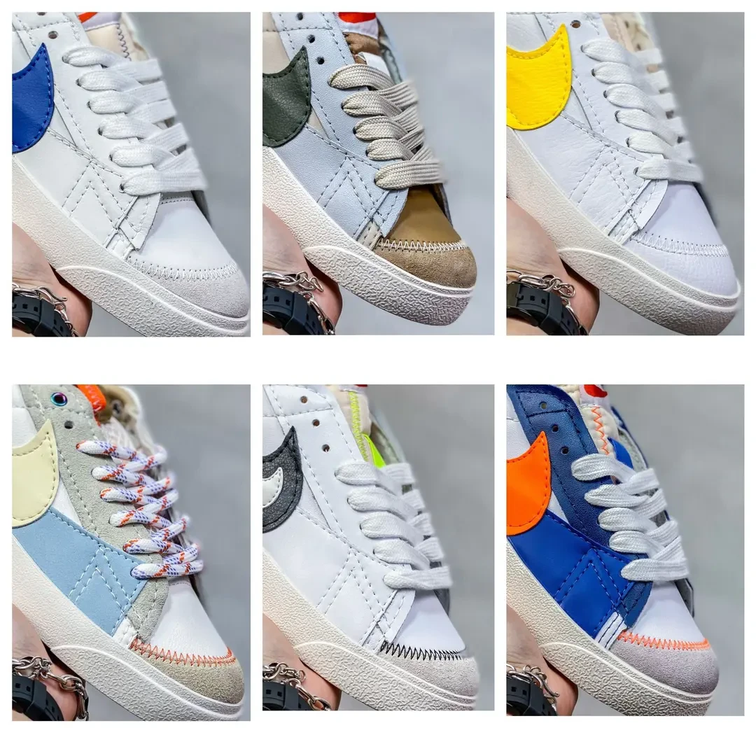 【莆田潮鞋工厂】开拓者大勾blazer男女百搭情侣休闲低帮校园风圆头