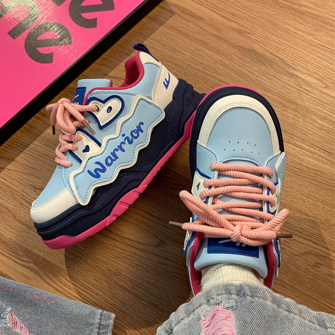 回力板鞋女款2025新款小众原创女鞋百搭chic鞋子女生厚底休闲鞋子