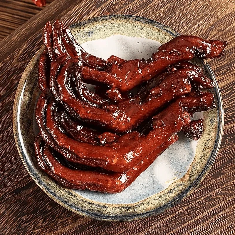 旺家福老卤制品组合套装鸭肫鸭爪鸭翅鸭脖香辣味下酒菜小吃