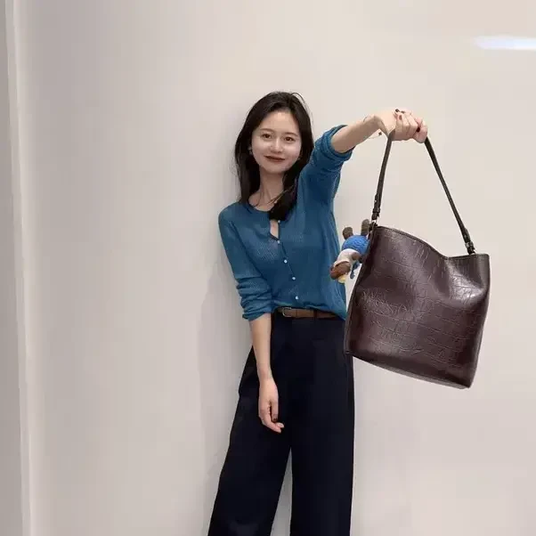 入秋穿搭一整套女装韩系慵懒风薄款针织开衫长袖上衣休闲阔腿裤